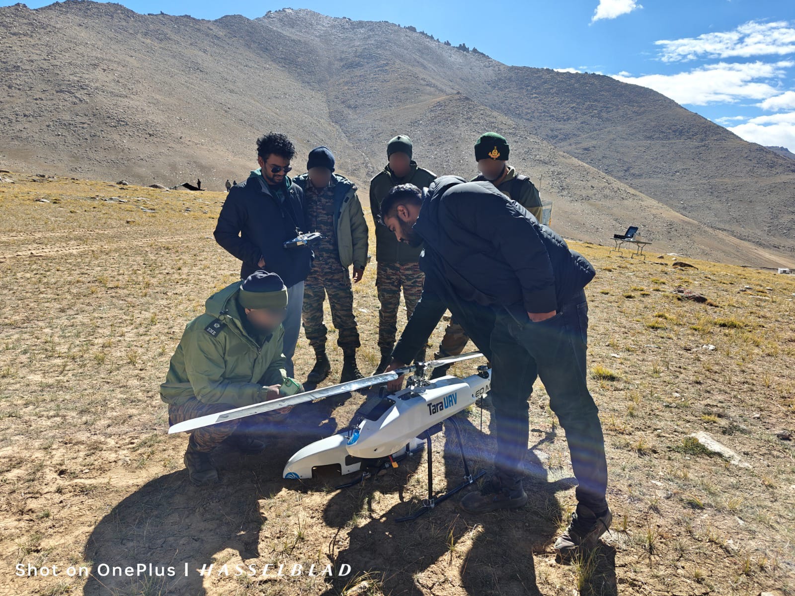 High-altitude LEO MK I field prep with forces